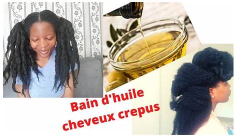 Bain Dhuile Cheveux Crepus Combien De Temps Pousse Rapide Afro Gagner 1 Cm En 5 Jours Afro Idees Coiffures