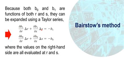 bairstow method code