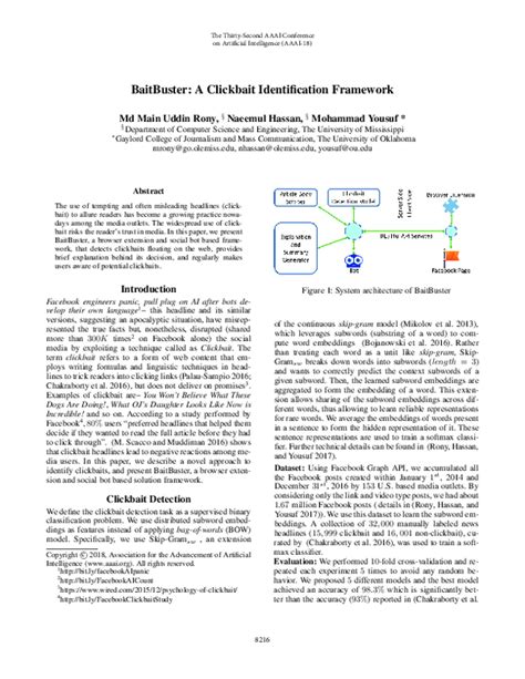 Reviews Bait Buster A Clickbait Identification Framework