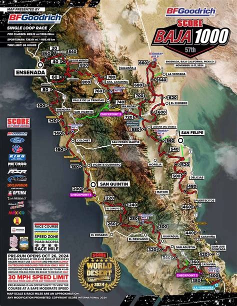 baja 1000 race map