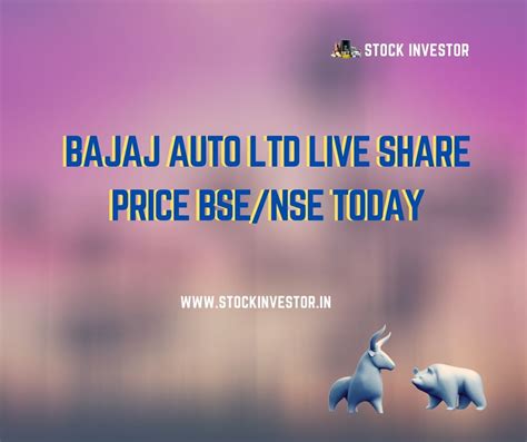 bajaj auto share price bse india