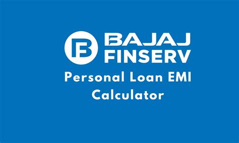 bajaj finance loan calculator