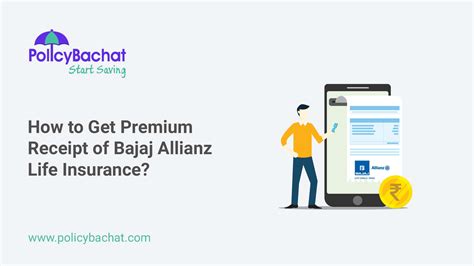 bajaj life insurance premium payment receipt