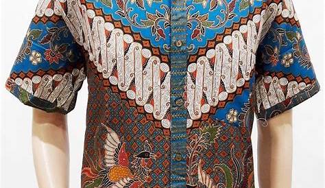 Model Baju Batik Pria Unik Cowok Kombinasi Laki Kemeja Lengan Pendek