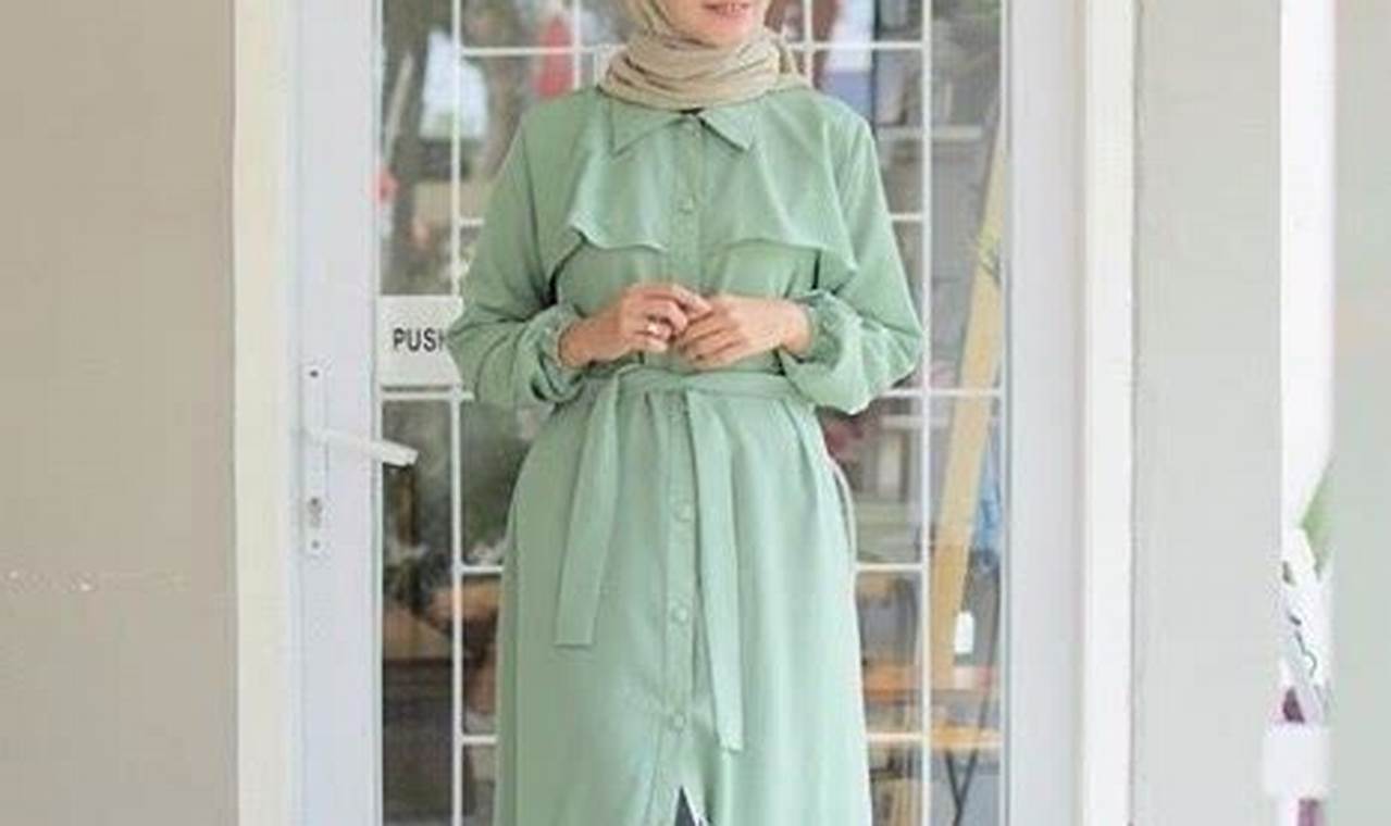baju hijau muda cocok dengan jilbab warna apa