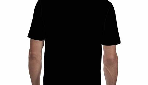 Baju Tshirt Hitam Kosong Depan Belakang : Download Mockup Kaos Depan