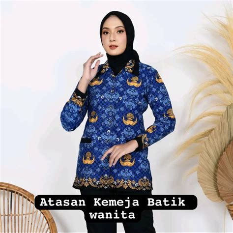 Gamis setelan KORPRI seragam kerja PNS Pemda baju kerja busana resmi