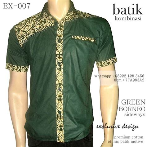 Baju Batik Warna Hijau Aryasena Batik Tanah Abang