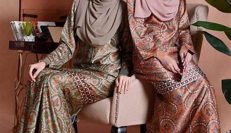 By Melia Design Baju Kurung Pesak Pahang Tenun Songket Lipat Batik