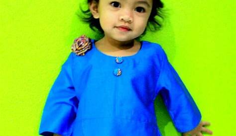Baju Kurung Darcell – Baby Blue – MuslimahClothing.Com