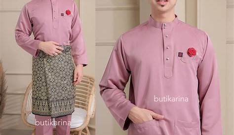 Baju Melayu | pink belacan | Moden Slim Fit Kain 100% Cotton Exclusive