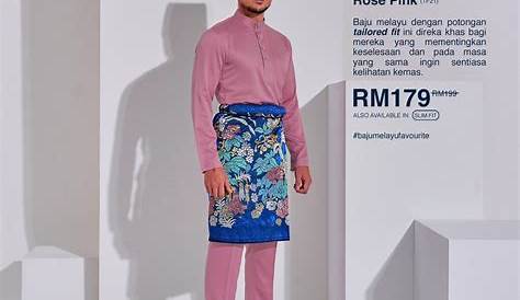 Baju Melayu Warna Rose Gold : Baju Melayu Classic Cotton Light Pink Bmo