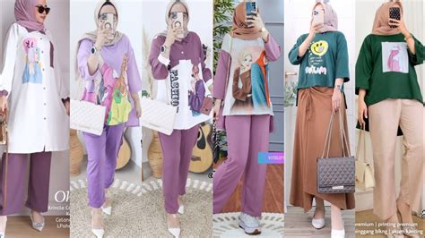 Jual Fashion Muslim 2022 New / Setelan Harian Daily Tunik One Set Oneset  Dewasa Kondangan Olahraga Kekinian Terbaru 2021 Set Baju Celana Dewasa Wa  Indonesia|Shopee Indonesia