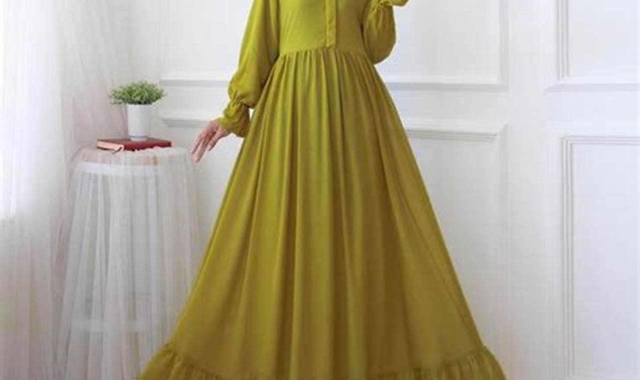 baju warna hijau lemon cocok dengan jilbab warna apa