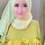 baju warna kuning lemon cocok dengan jilbab warna apa