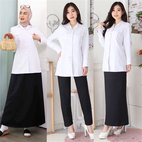 √ 15 Model Baju Dinas Kantor, PNS, Guru Pria Wanita