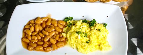 Baked Beans Scrambled Eggs