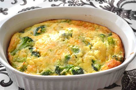 Baked broccoli quiche with bisquick