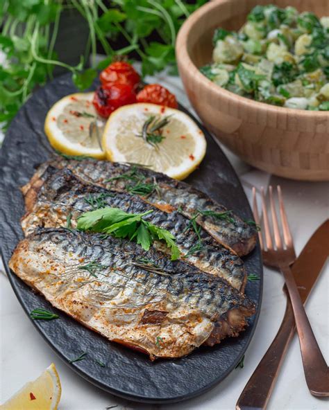 Baked Mackerel Steaks