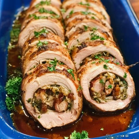 Baked Tenderloin With Stuffing