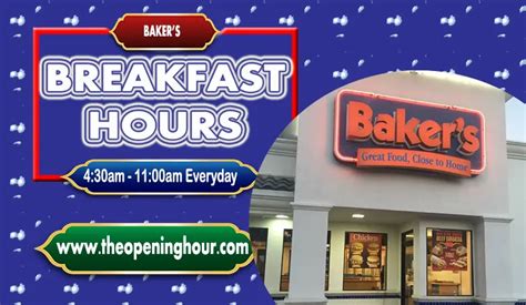 Bakers Table Hours