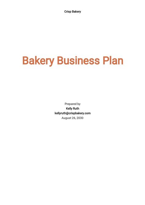 bakery business plans software