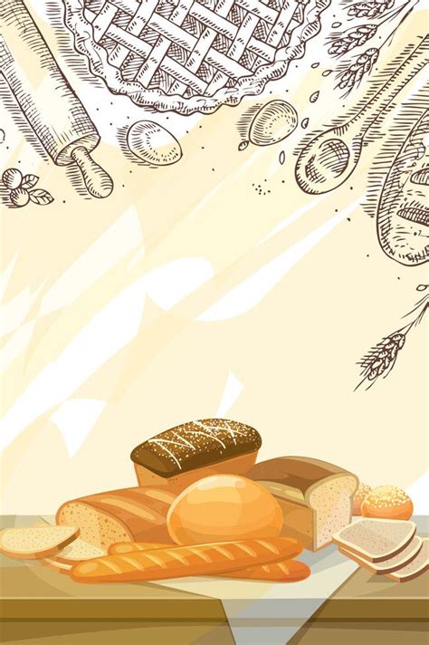 bakery poster background