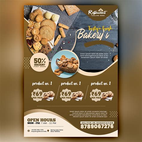 bakery poster design