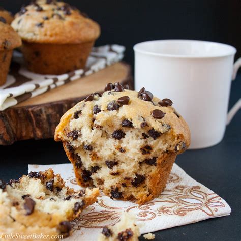 bakery style chocolate chocolate chip muffins