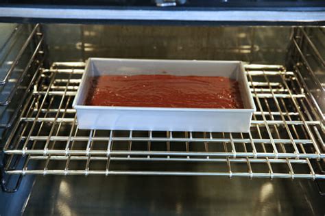 Image of Baking Brownies in Oven