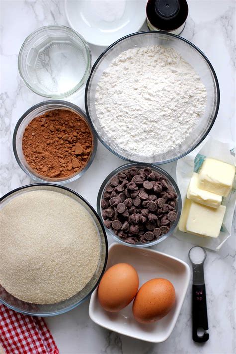 Image of Baking Ingredients for Brownies