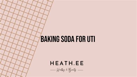 Baking Soda Cause Uti