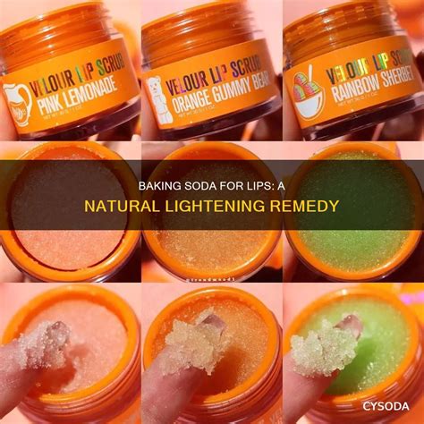 Baking Soda Exfoliate Lips