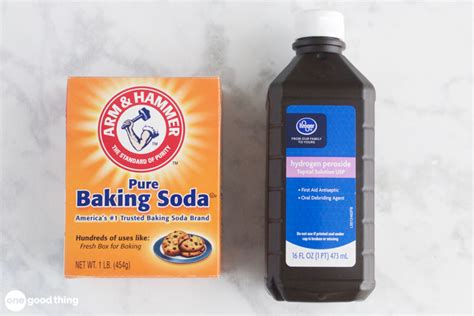 Baking Soda Hydrogen Peroxide Paste