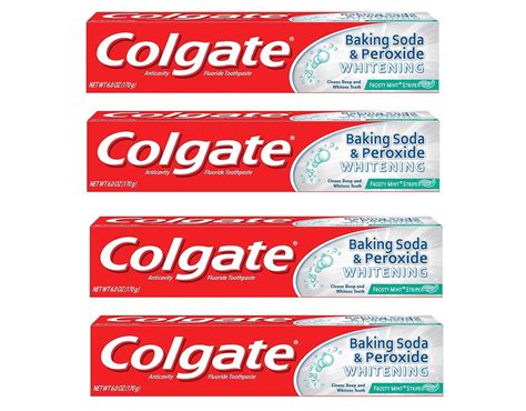 Baking soda toothpaste plaque