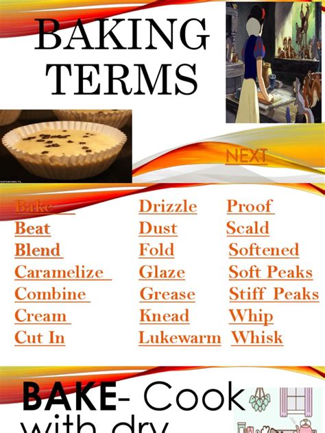 Baking Terms Definitions