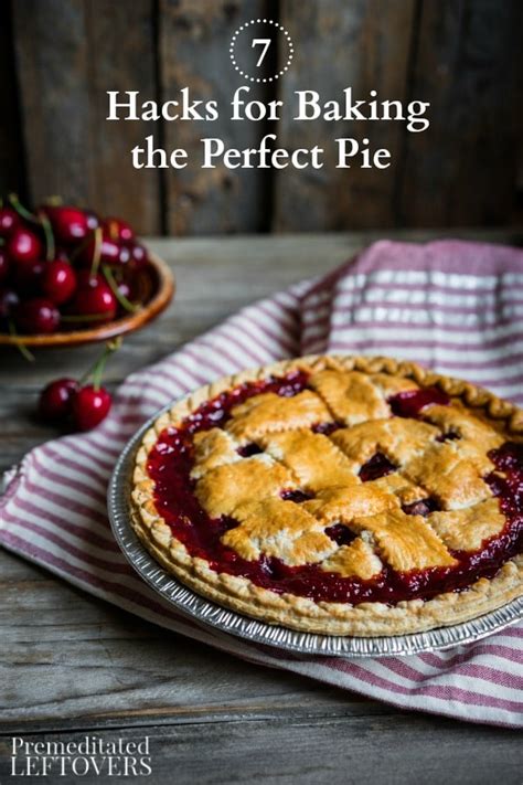 baking the perfect pie
