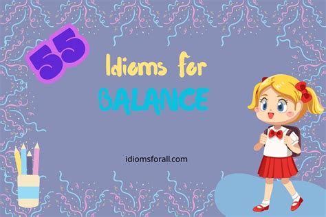 balance idioms