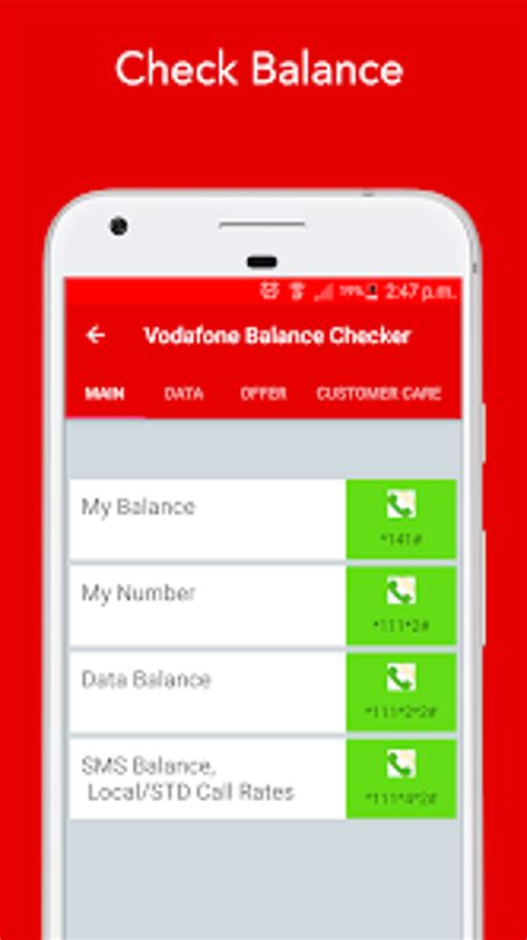 balance vodafone
