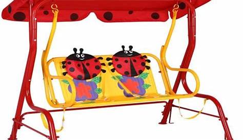 Balancelle Pour Enfant s Jardin Rouge Motifs "beetle" Achat
