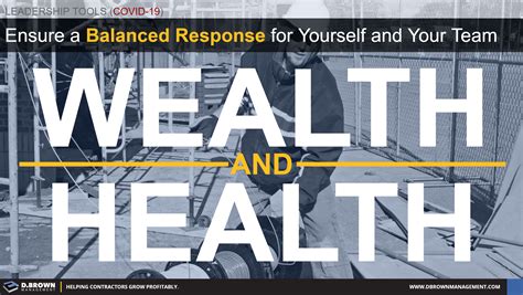 Balancing Health and Wealth Challenges