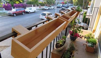 Balcony Planter Box Diy
