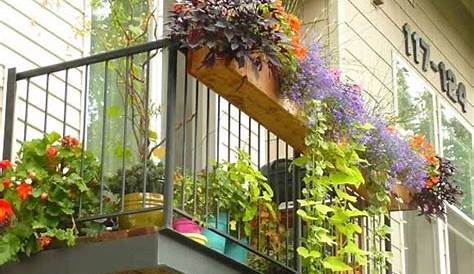 Balcony Railing Planter Ideas Deck Over Boxes Gardener's Supply In
