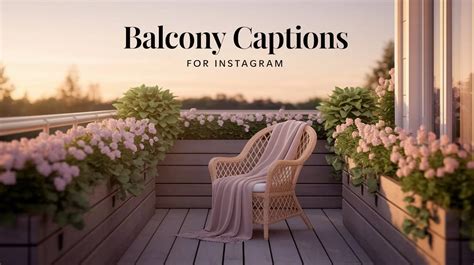 Balcony Instagram Captions
