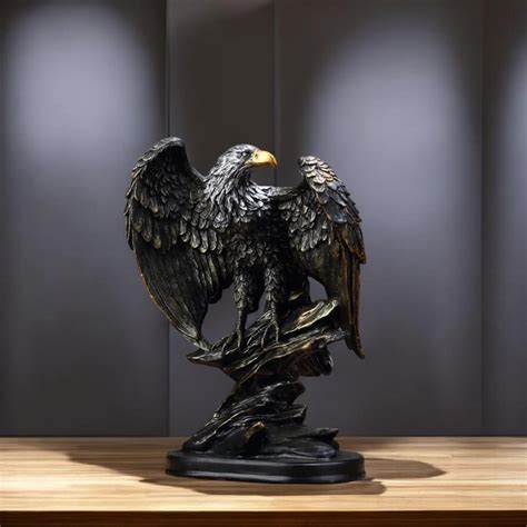 Bald Eagle Desk Statue
