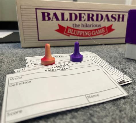 Balderdash Sheets Printables