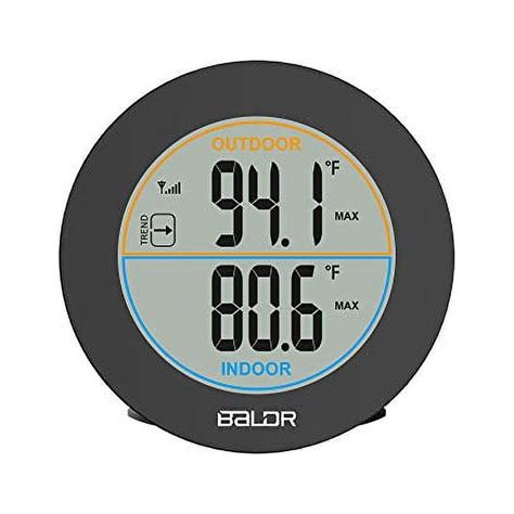 BALDR WS0359 Weather Station Wireless Indoor Outdoor with Temperature