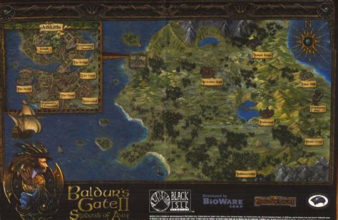 Baldur's Gate 2 Map
