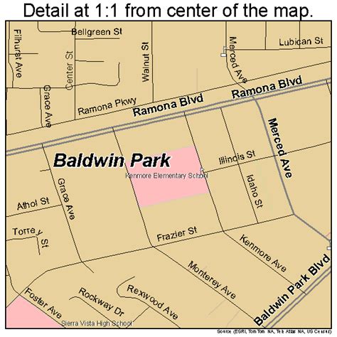 Baldwin Park Maps