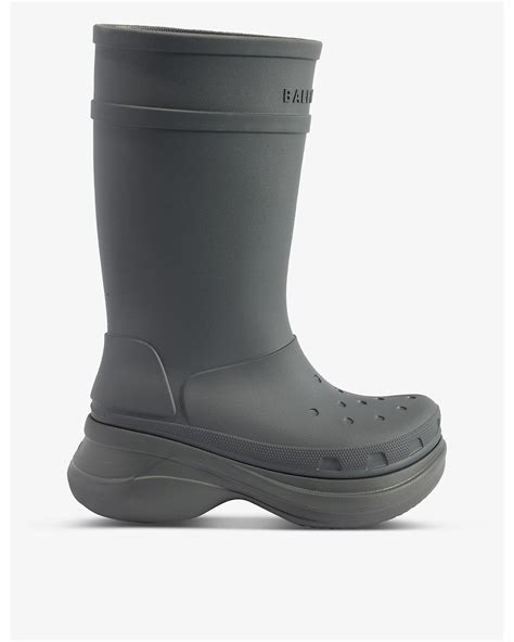 balenciaga x crocs boots